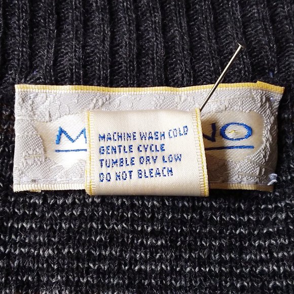 Vintage Murano Wool Blend Sweater Vest Size XXL Argyle Diamond Grandpa Core - Picture 7 of 8